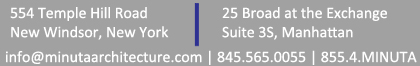 Minuta Architecture New Windsor NY and NYC